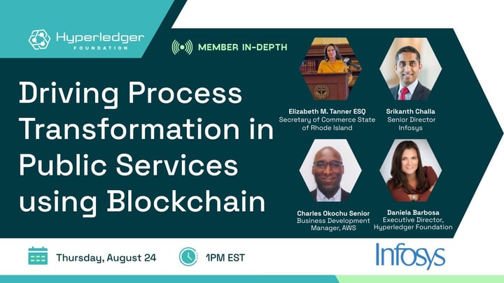 Driving process transformation in public services using Blockchain