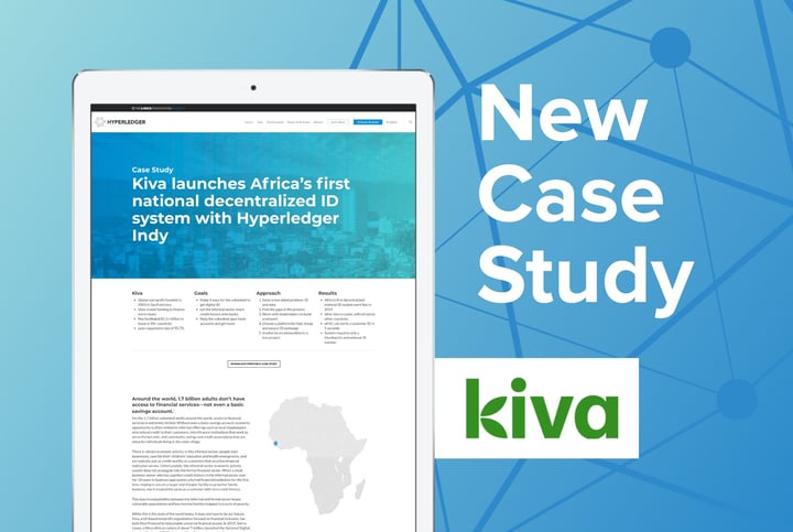 Kiva Protocol, Built on Hyperledger Indy, Ursa and Aries, Powers Africa’s First Decentralized National ID system