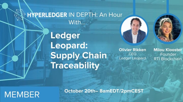 Hyperledger In-depth: An hour with Ledger Leopard: Supply Chain Traceability