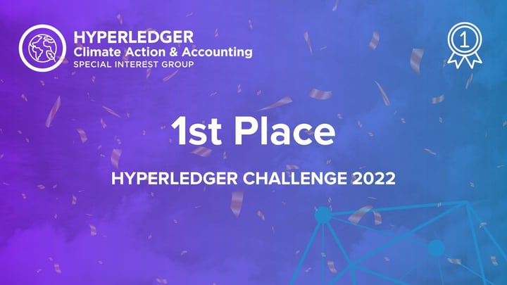 Climate Action and Accounting Special Interest Group (CA2SIG) wins The Hyperledger Challenge 2022!