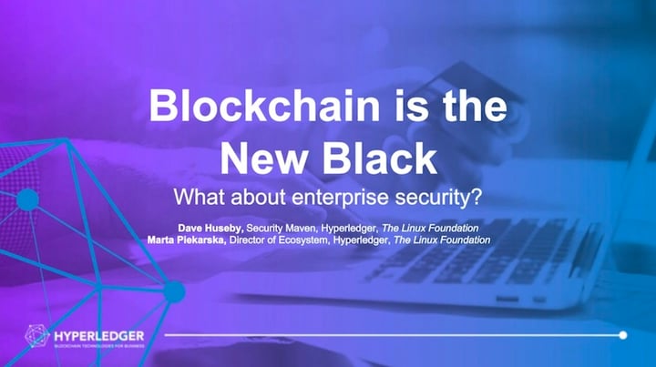 Blockchain for enterprise. But what about security?