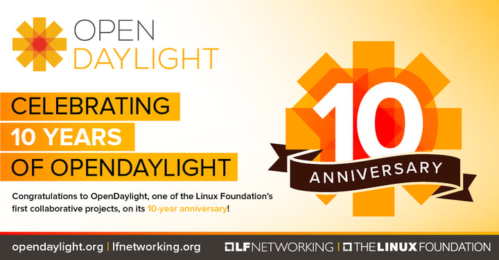 OpenDaylight: Celebrating 10 Years of the Most Popular Open Source SDN Controller